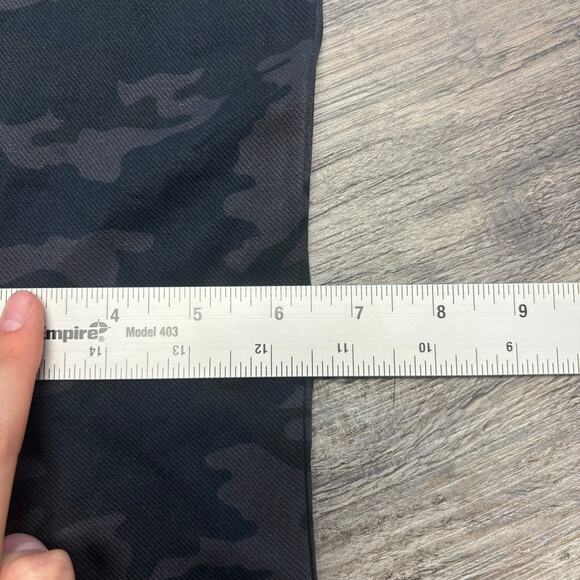 Spanx Look At Me Now Black Green Camo Womens S Stretch Seamless Yoga Leggings - Picture 9 of 10